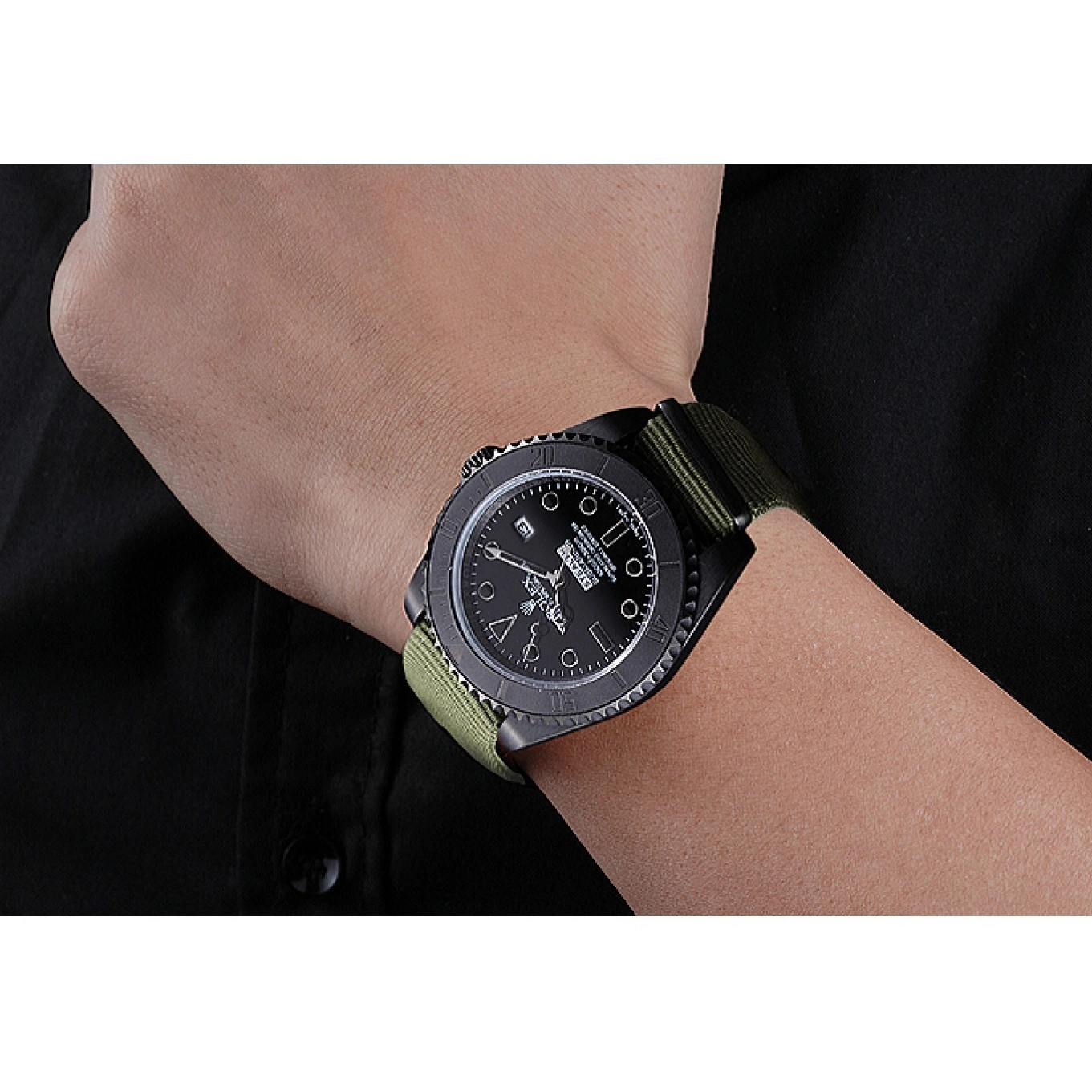 Aaa replica watch Olive Stealth Submariner 621995 Rolex 0517